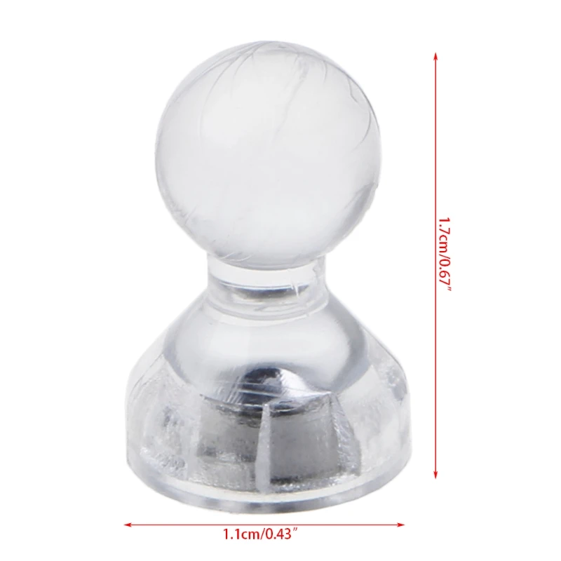 6 шт прозрачный бесцветный Магнитный Пластик Чертежная Доска сообщения