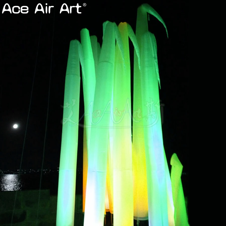 3M H - Новая форма надувных украшений освещения "Светящиеся тростники-столбы" для мероприятий или продвижения.