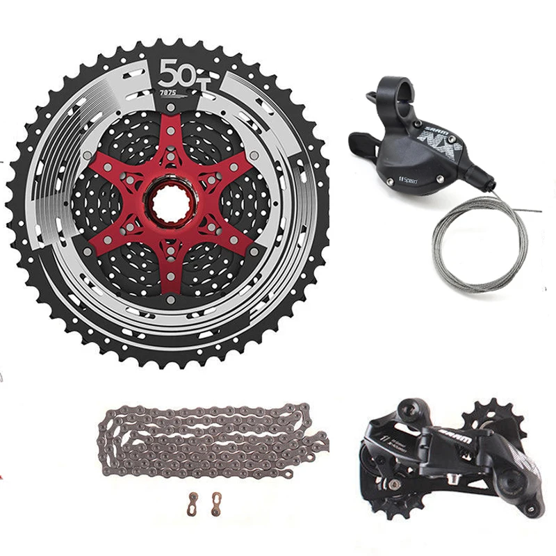 SRAM NX указано 1x11 11 S Скорость SUNRACE MX80 50 т MTB переключатель для велосипеда рычаг и