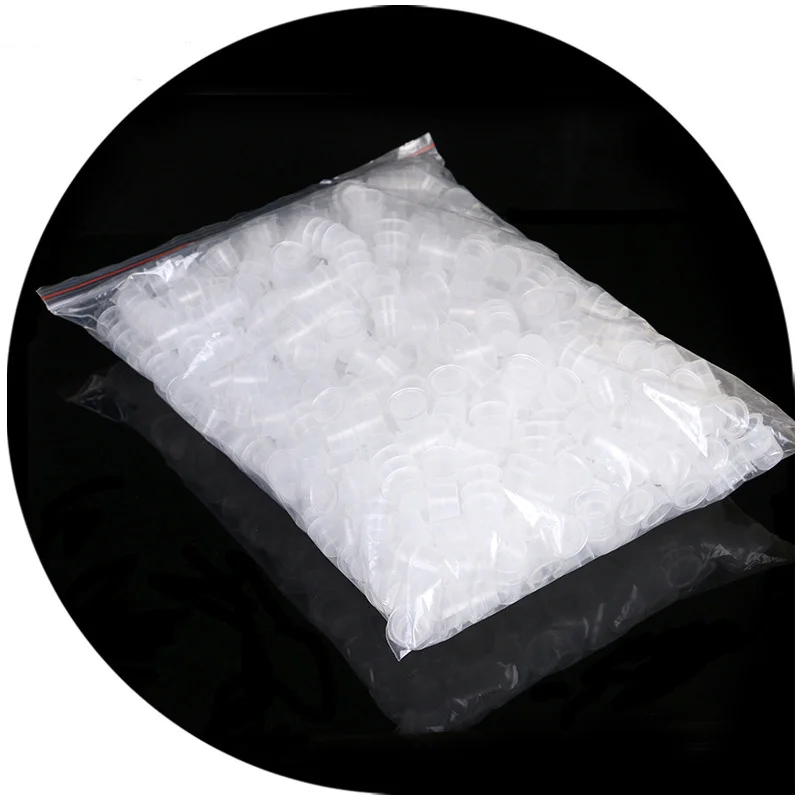 Одноразовые пластиковые микроблейдинг чернила для татуажа 100 шт. S/M/L чашки