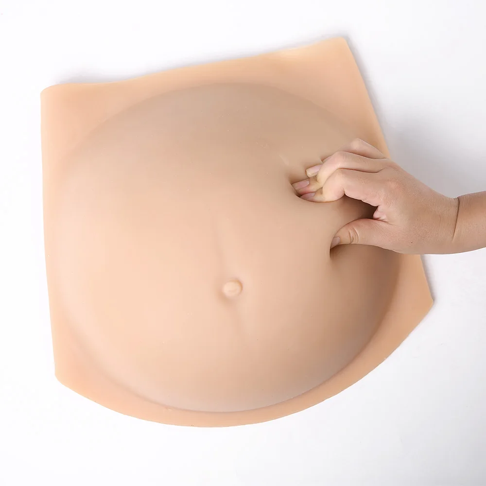 2024 новейший силиконовый имитация поддельного живота реквизит для беременных