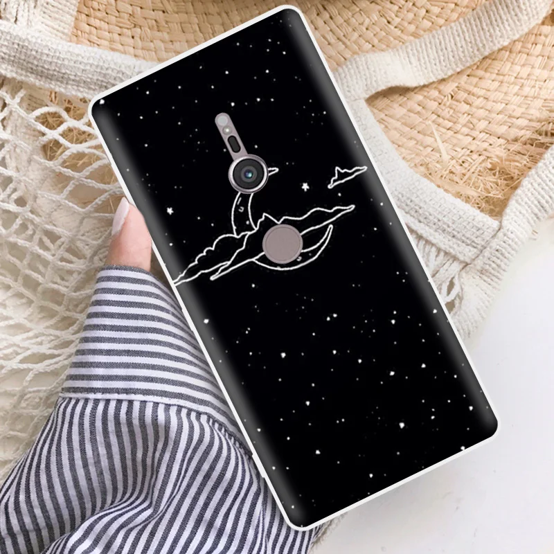 Slim Cases for Sony Xperia XZ2 Soft Silicone Antler Cover 5.7&quot H8216 H8266 Clear TPU XZ 2 H8296 Shell |