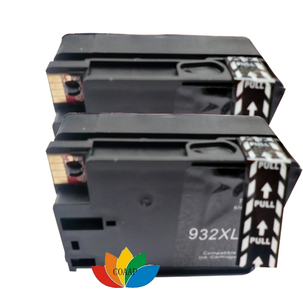 

2pcs Compatible Ink Cartridge for HP932 HP 932 XL for HP Officejet Pro 6100 6600 6700 7110 7610 7612 Printer show ink level