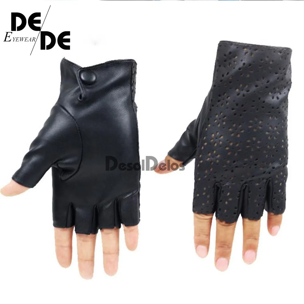

Перчатки женские из мягкой кожи, без пальцев, R006.