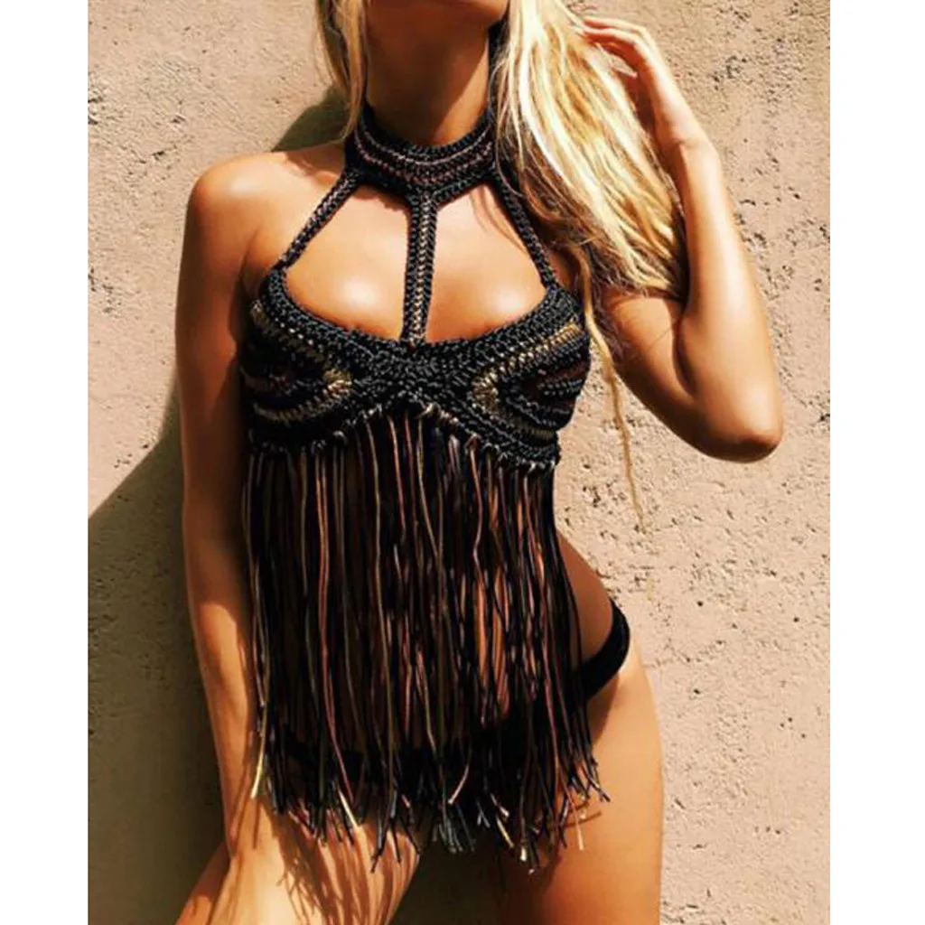 Женский купальник с цветочным принтом комплект бикини купальный костюм из двух