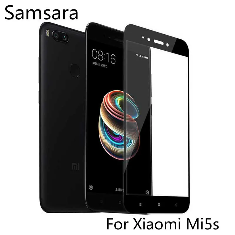 Защитное 3D стекло с изогнутыми краями для xiaomi mi 5s закаленное полным покрытием