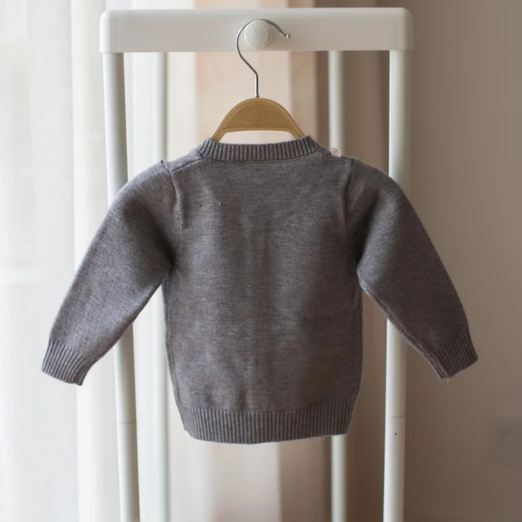 Весна-Осень 2019 Детский кардиган хлопковый свитер для маленьких мальчиков и