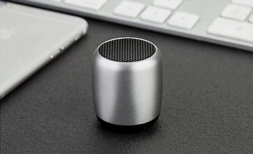 Aimitek TWS супер мини беспроводной Bluetooth динамик карманный размер Портативный бас алюминиевый динамик селфи пульт дистанционного управления Кнопка воспроизведения музыки