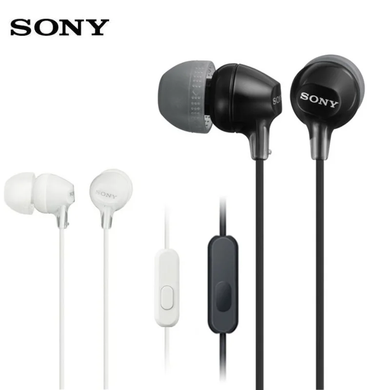 

Оригинальные проводные наушники SONY MDR-EX15AP, 3,5 мм, стерео, с микрофоном, для Xperia Z 1, 2, 3, LT26i, LT22