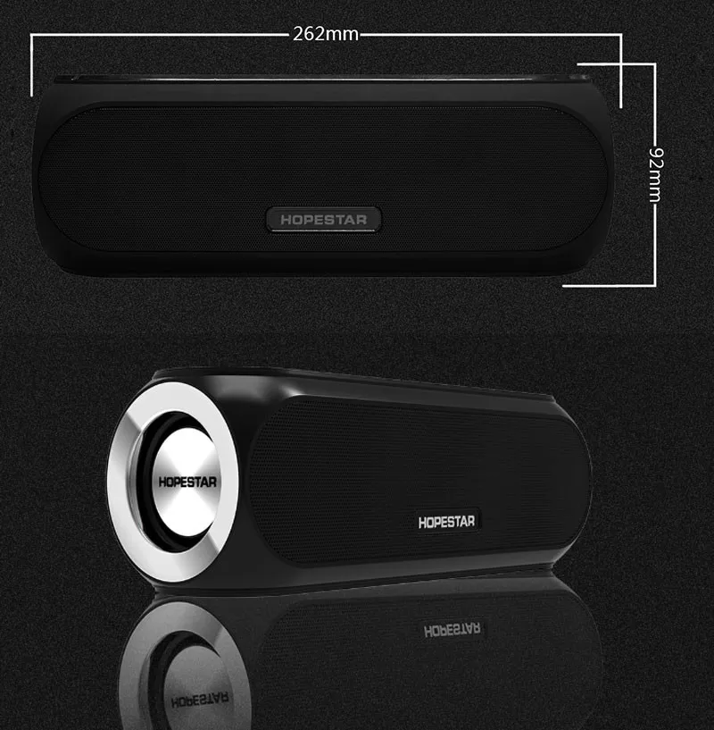 HOPESTAR H19 беспроводной портативный Bluetooth динамик водонепроницаемый громкий динамик внешний басовый эффект внешний аккумулятор