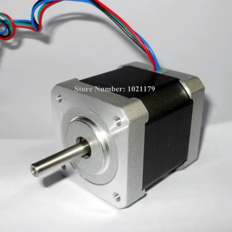 Шаговый двигатель NEMA17 42 34 мм 1 33a 2 кг. см 4 провода 120 г/см шаговый для 3D принтера|motor