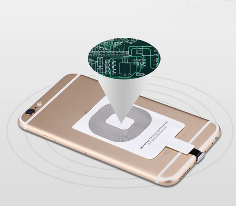 SZHXNOR Qi Беспроводное зарядное устройство зарядный приемник для iPhone 5 5S 6 S PLUS 7 8 X