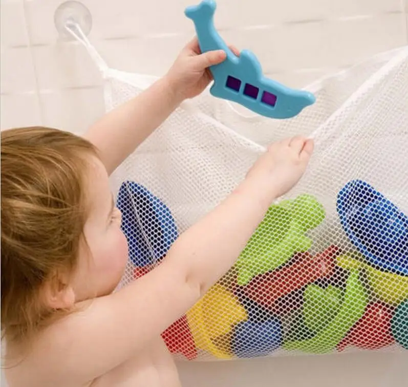 Креативная Складная Экологически чистая детская Сетчатая Сумка для ванной