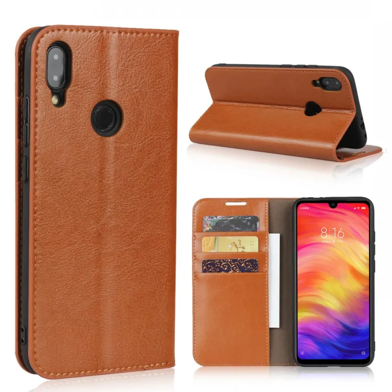 Модный чехол-кошелек на магните для телефона Redmi Note 7, кожаный чехол-книжка для Xiaomi Redmi Note 7 Pro, чехол-книжка с отделениями для карт