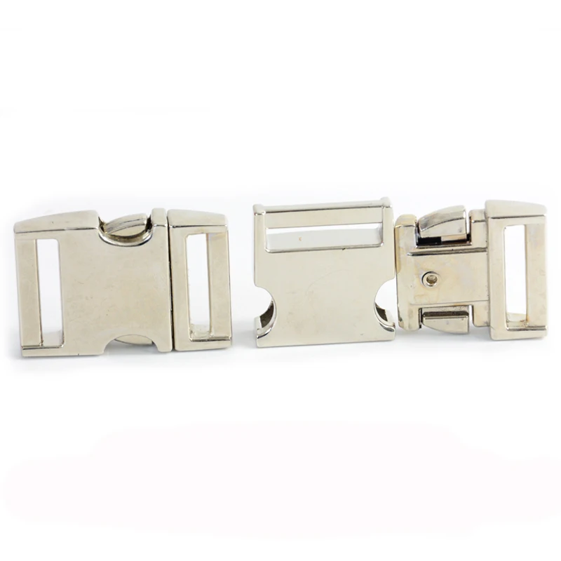 Металлическая изогнутая Боковая Пряжка 550 Паракорд Браслет собачий ошейник