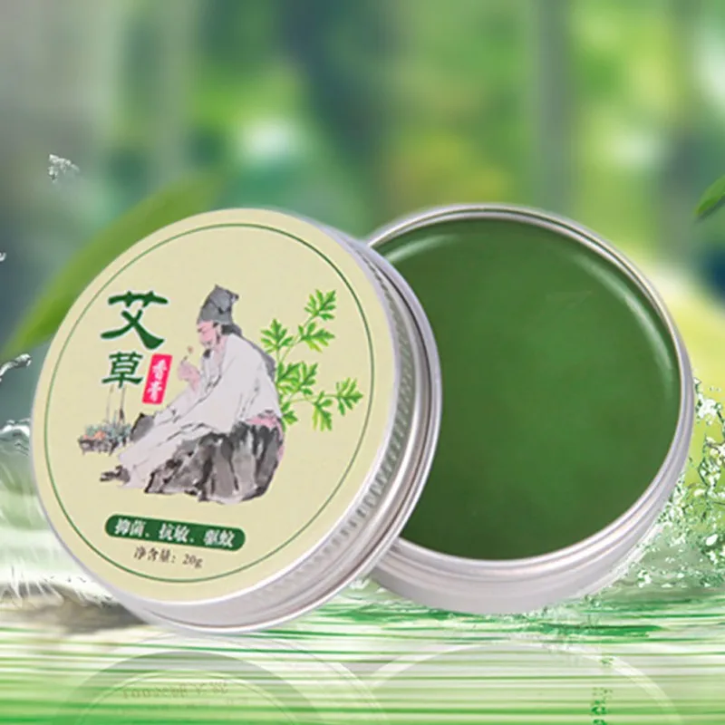 

Wormwood Mosquito Repellent Pure Herbal Moxa Moxibustion Cream Mugwort Acupuncture Tsao Essence