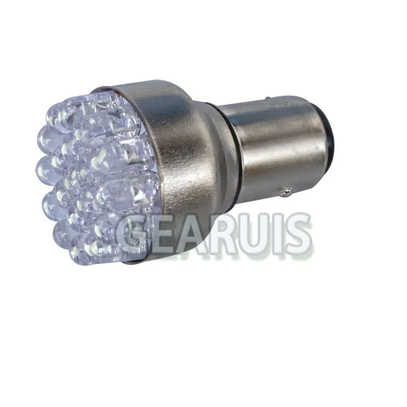 HK Post 100 шт. S25 P21/5 Вт 1157 BAY15D 19LED 19 Светодиодные Автомобильные светодиодные лампы на