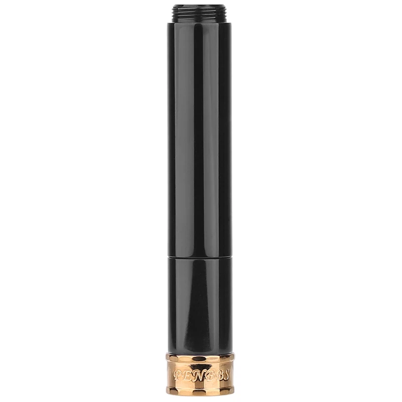 15GM-Black Moonman Penbbs 471 Мини Короткая перьевая ручка полимерная пленка с золотым кольцом перо 0,4-0,6 мм короткий карман для письма - Цвет: 15GM-Black