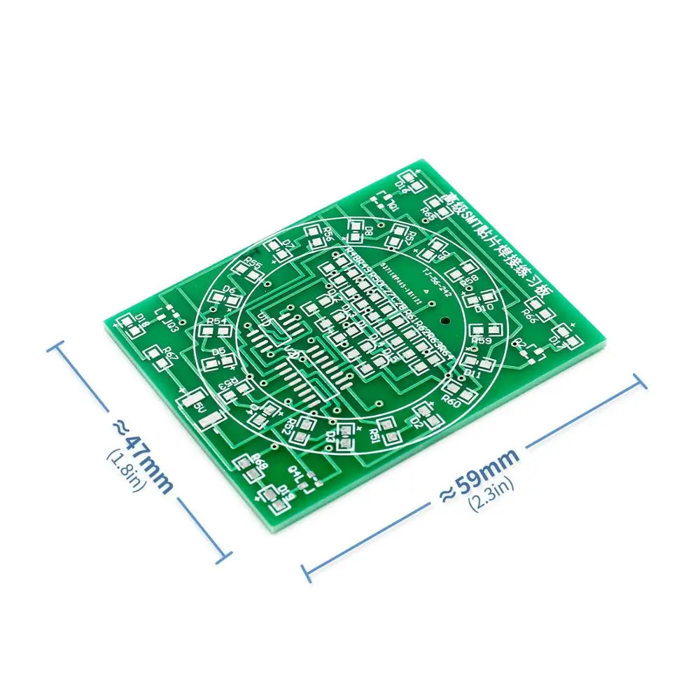 SMD компонент паяльная тренировочная доска CD4017 + NE55 комплект для водяного