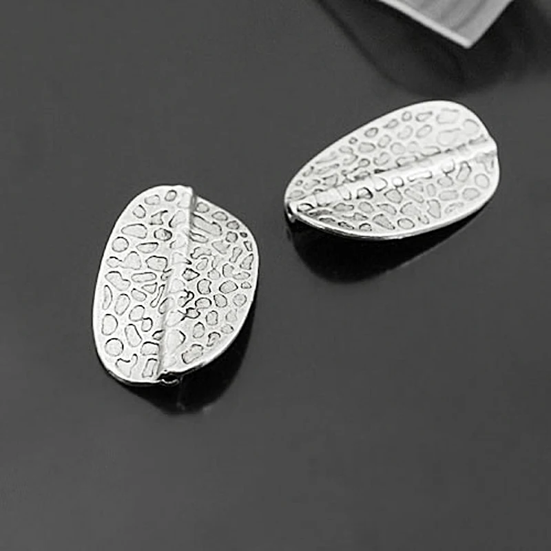 

(27418)20PCS 27x18MM Antique Style Zinc Alloy Twist Leopard Dot Spacer Beads Bracelet Beads Jewelry Findings Accessories