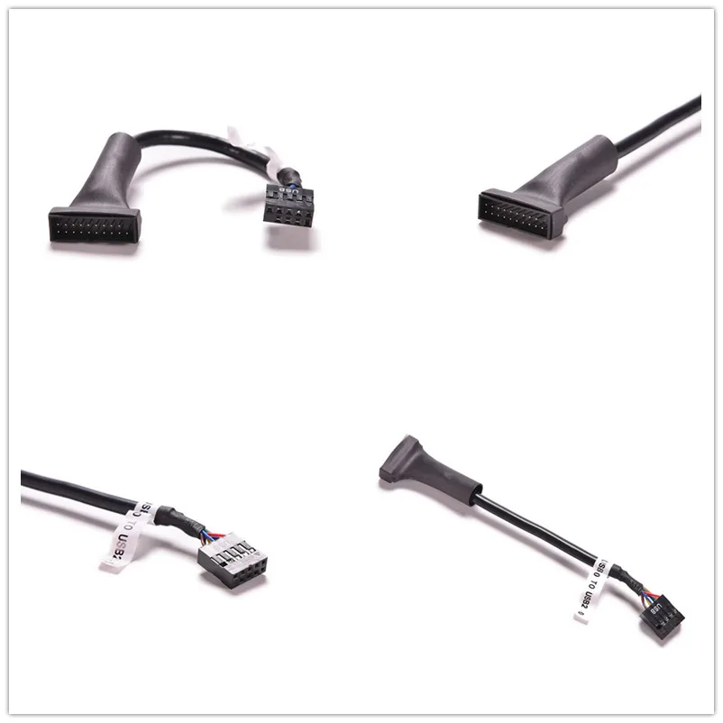 JETTING 1 шт. USB 2 0 9Pin материнская плата Женский к 20Pin 3 Корпус Мужской адаптер кабель