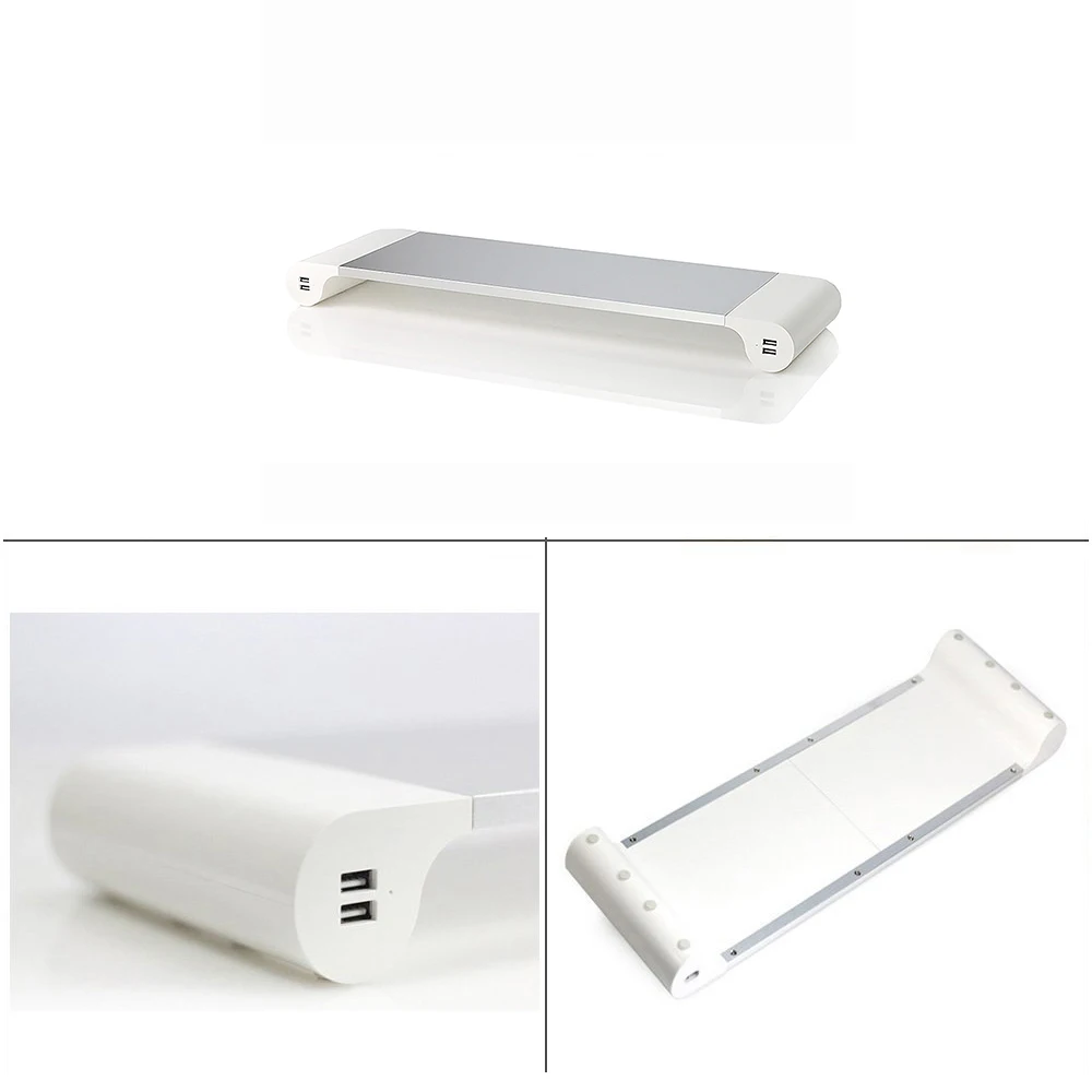 4 usb порта для зарядки и хранения клавиатуры Алюминиевая Подставка ноутбука