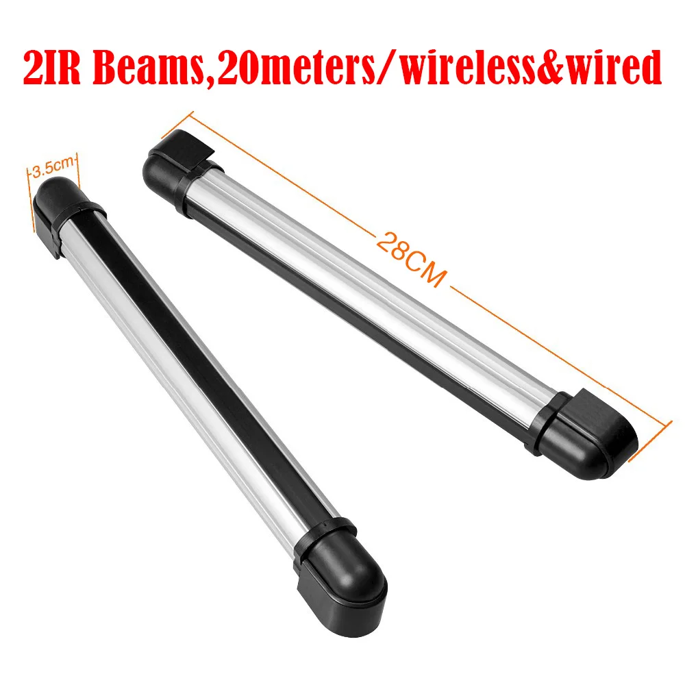 Беспроводная Проводная система сигнализации 2 ИК луча детектор инфракрасного