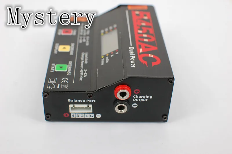 Зарядное устройство с двойным силовым балансом Mystery B450AC RC LiPo li ion и полный