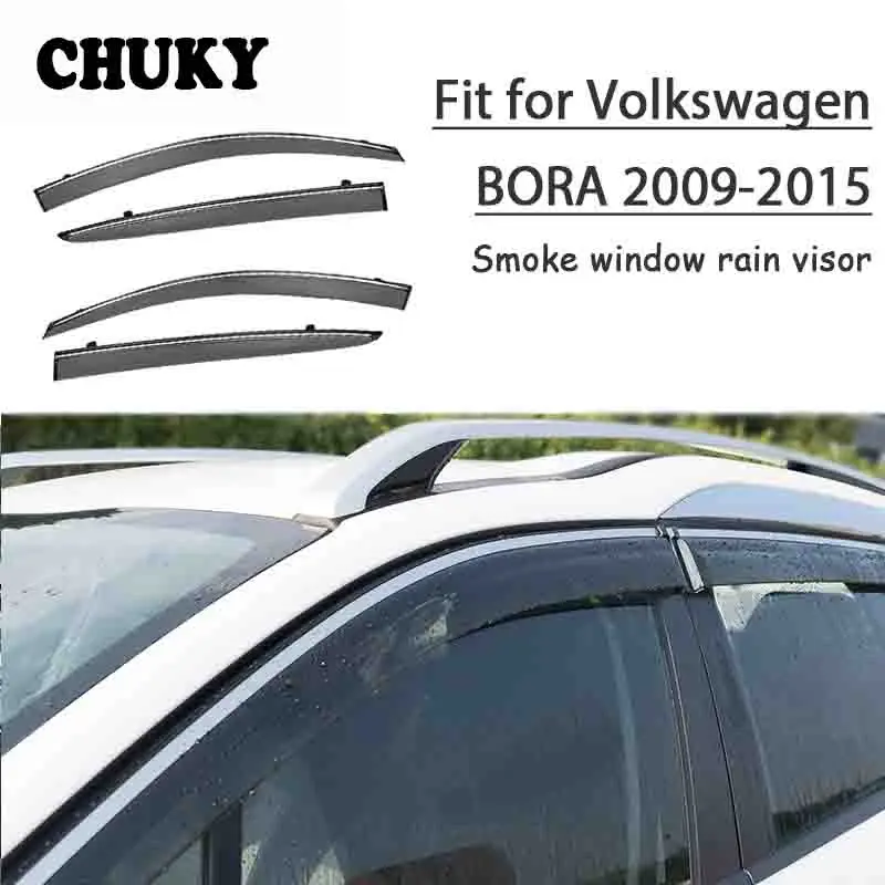 4 шт. автомобильные козырьки для Volkswagen Bora Sedan 2009 2013 2014 2015|Навесы и укрытия| |