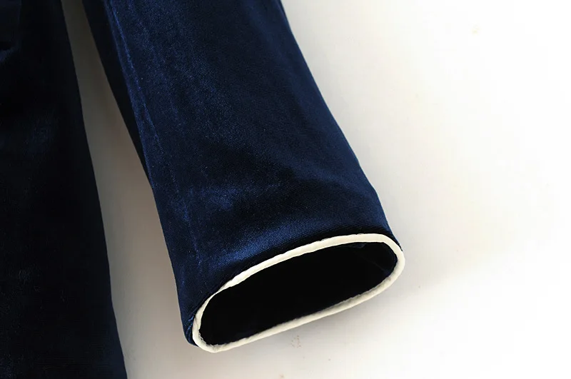 2017 Женский Новый Повседневный бархатный блейзер с длинным рукавом костюм