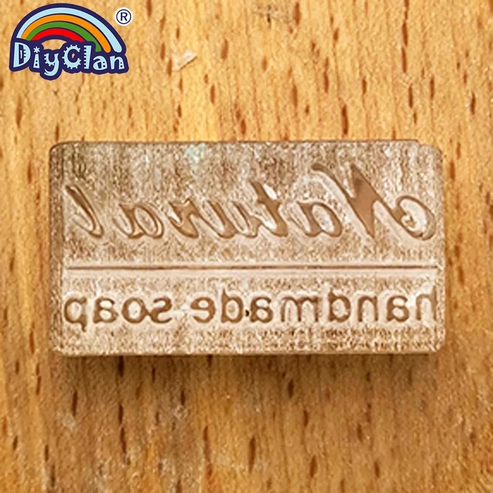 Ручная работа прозрачная для мыла штамп с ручкой натуральное мыло ручной работы