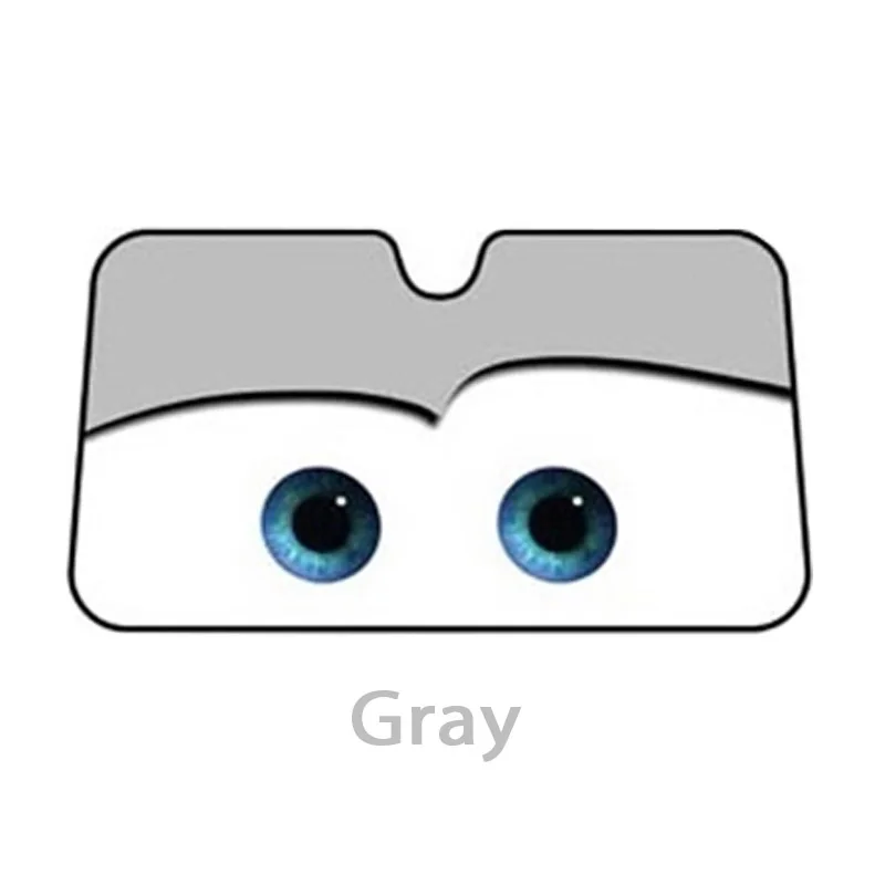 1pcs gray Atreus 1 шт. мультяшное автомобильное окно лобовое стекло ветровое стекло Защита от солнца для VW polo passat b5 b6 Mazda 3 6 CX-5 Toyota corolla Ford - Название цвета: 1pcs gray