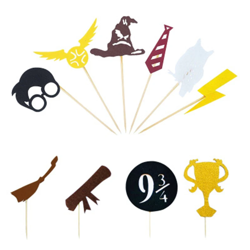 Вечерние баннеры для торта с днем рождения Детские Волшебные Декорации