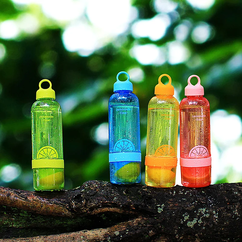 Студентов бутылка для лимона фрукты бутылки сока и воды белка шейкер