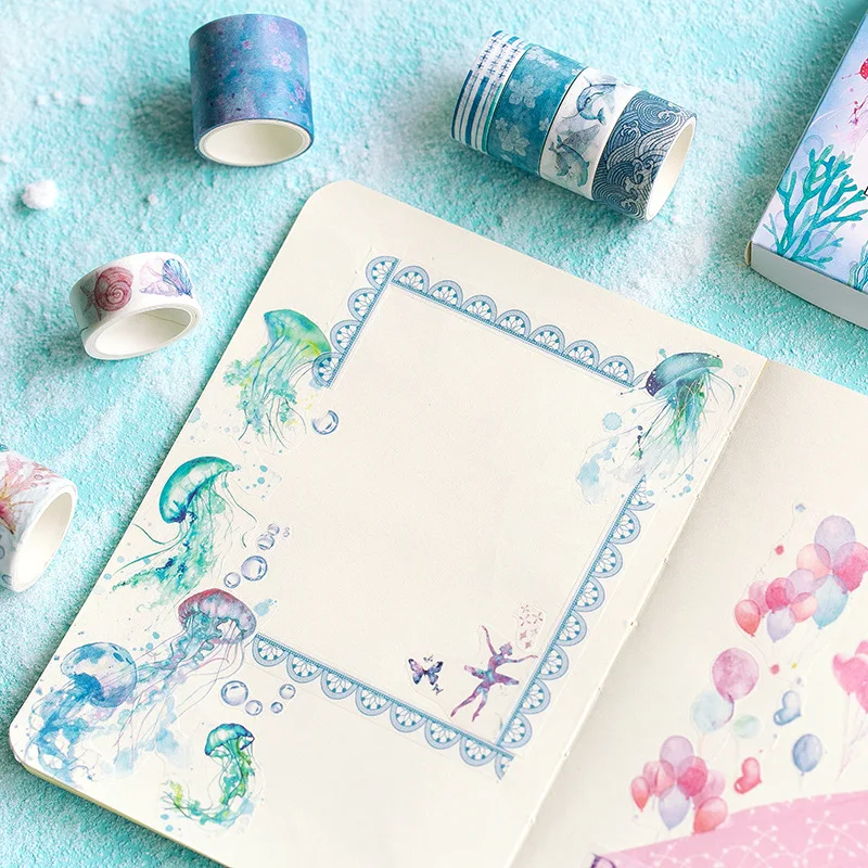 Helpro 20 шт./компл. Подарочная коробка лента Washi Kawaii серия посвященная природе