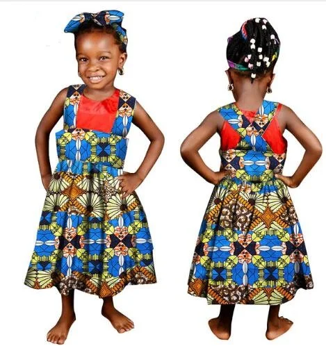 

2019 new fashion style african children dress