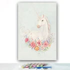 Набор для рисования по номерам сделай сам, картина по номерам с рисунком единорога, лошади, ночи, метеорита, Наборы инструментов для взрослых на холсте