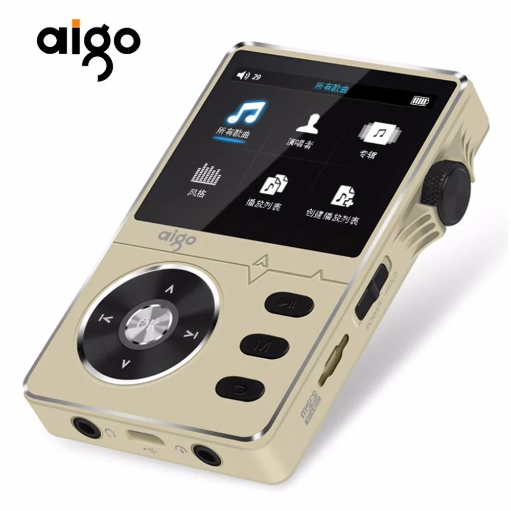 Музыкальный плеер Golden Aigo 108 высококачественный музыкальный Hi Fi 2 дюйма 8 ГБ MP3 с