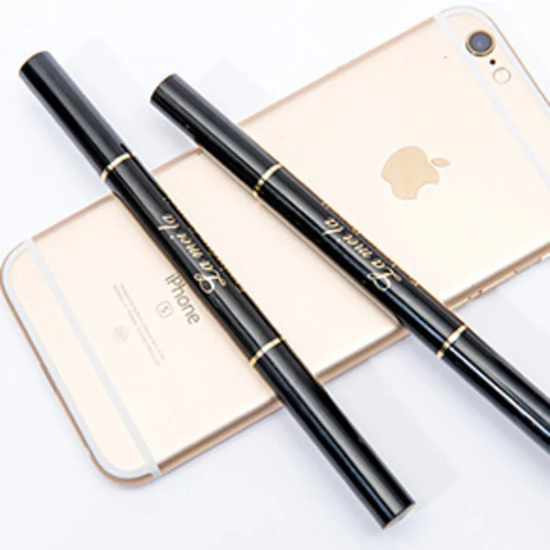 Lingemo 2018 New Quality Goods Bibasic Both Head Eyebrow Pencil Automatic Rotating Triangle Waterproof Hot Sale | Красота и здоровье