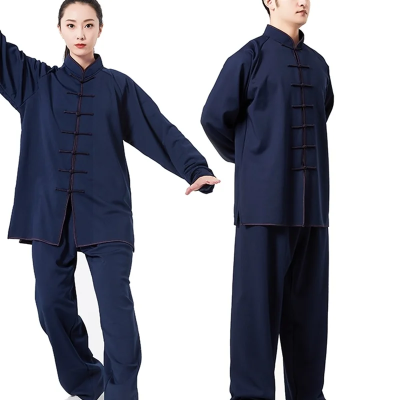 Одежда Tai Chi костюм Ушу Брюса Ли на осень и зиму традиционная китайская одежда Вин
