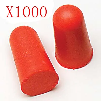 

[ Fly Eagle ] 1000pcs X SOFT FOAM EARPLUG RED PROTECTOR EAR PLUGS