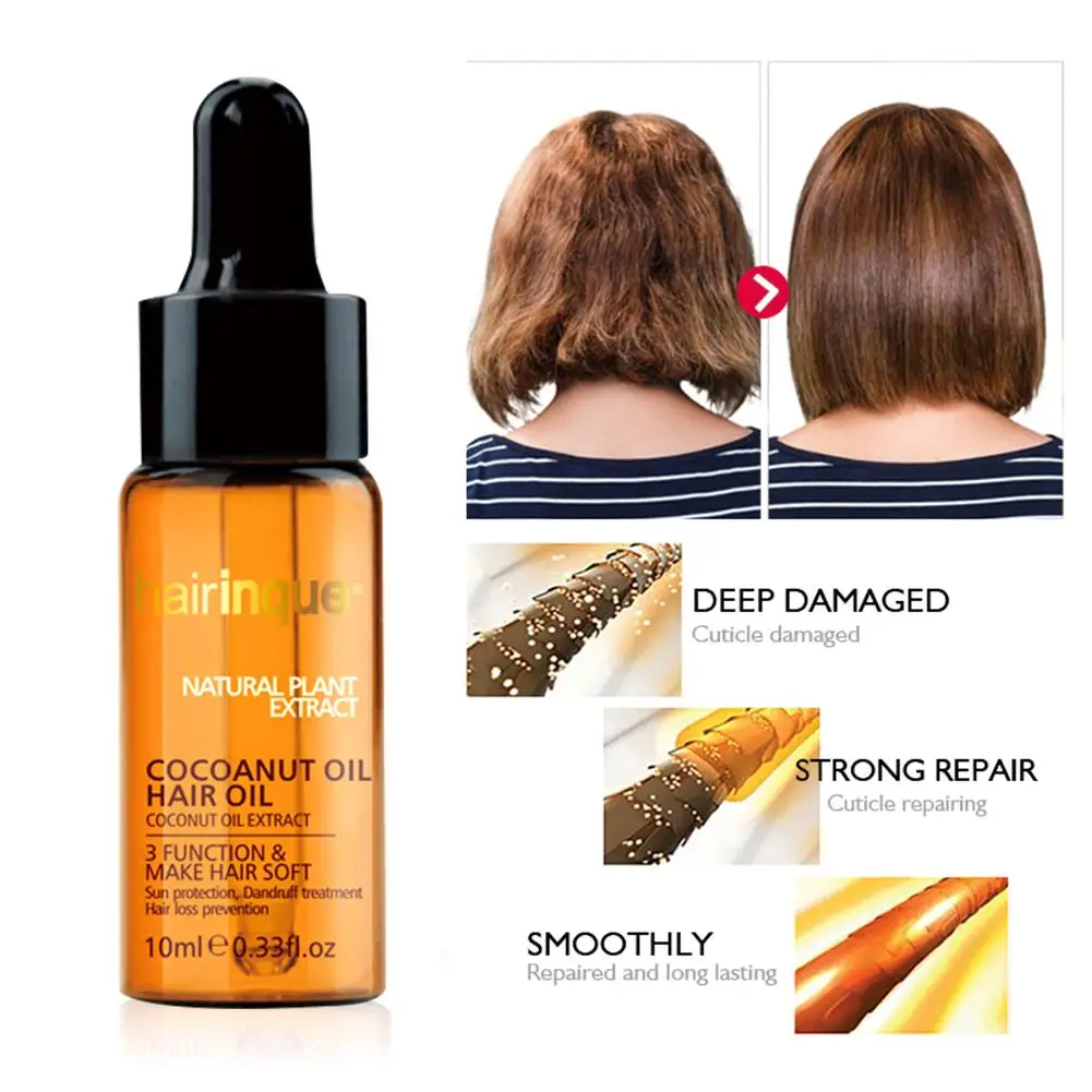 10 мл Уход за волосами эфирное масло восстанавливающая эссенция натуральное