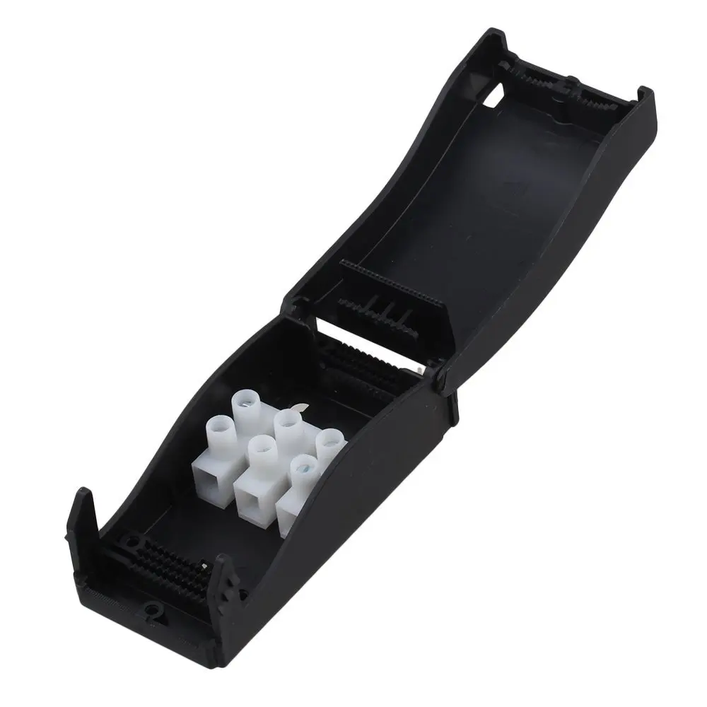 Черный Пластиковый кабель распределительная коробка для проводов протектор с T06