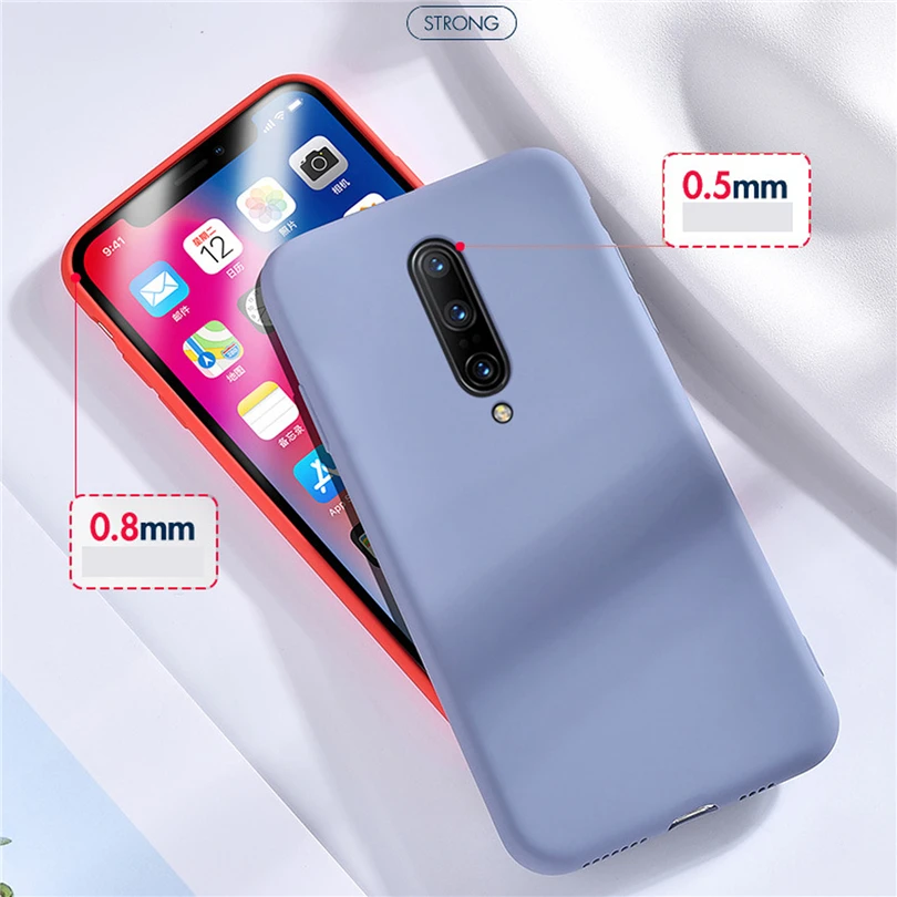 Водонепроницаемый чехол для OnePlus 7 Pro 6T 6 Ультратонкий силиконовый мягкий