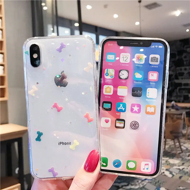 Летний прозрачный ТПУ эпоксидный чехол для Apple iPhone XR X 6S 7 8 Plus XS Max |