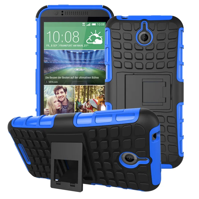 2 в 1 защитный чехол с рисунком шины для HTC Desire 510 526G + 610 620 функцией подставки 826 818