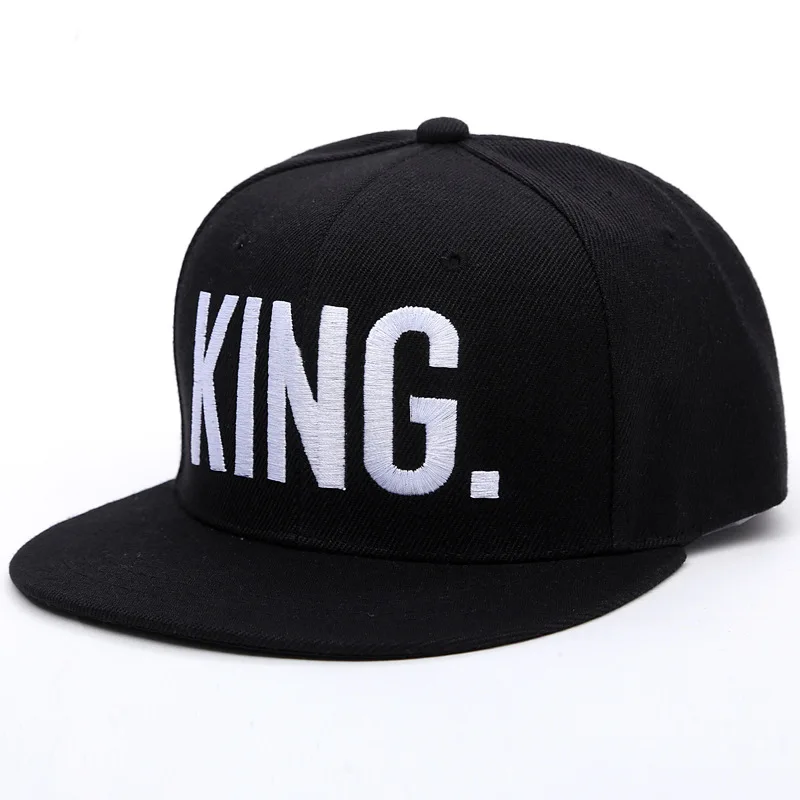 KING Кепка с надписью Queen с вышивкой Snapback хип-хоп бейсболка s для мужчин влюбленных пар мужчин женщин мультфильм шаблон casquette homme