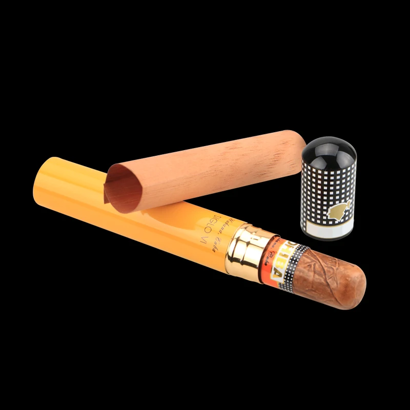 COHIBA симпатичный гаджет портативный Siglo VI алюминиевое дорожное дерево кедра с