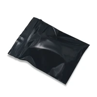 dhl wholesale mini ziplock black plastic bag reclosable zip lock bag self seal pe plastic zipper package bag 45cm1 6x2