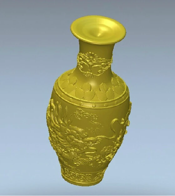 

3D model stl format for cnc machine 4 axis relief - -vase